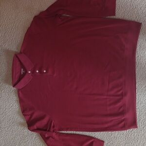 Lands' End Traditional Fit Supima Cotton Long Sleeve Polo